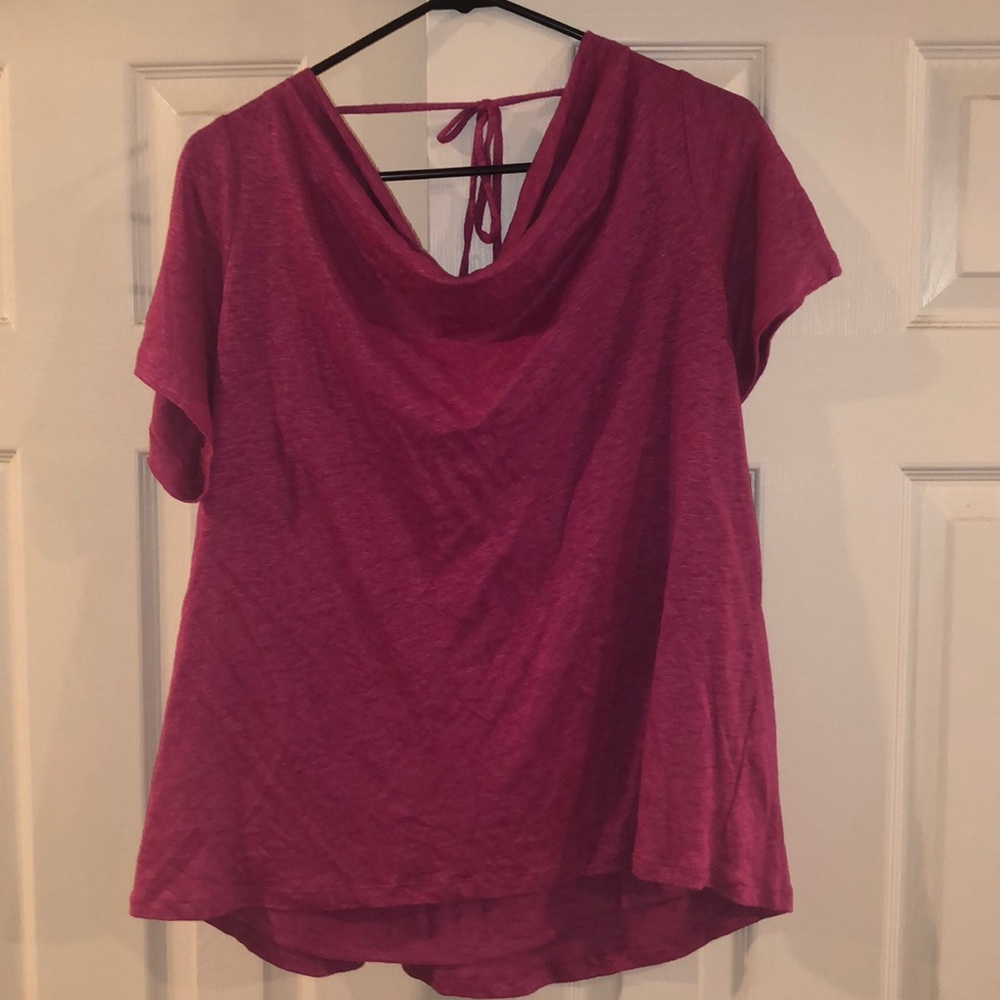 Anthropologie Pink Top